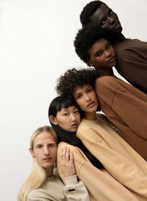 A diverse group representing a range of hair types